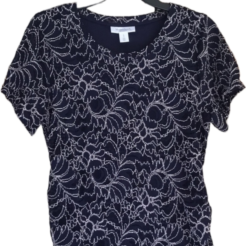 Motherhood maternity lace dress size large